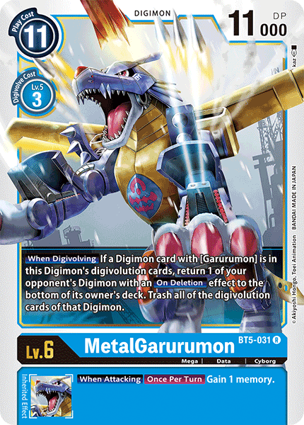 MetalGarurumon [BT5-031] [Battle of Omni] | Black Swamp Games