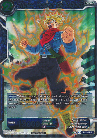 Trunks, Hope of the Saiyans (Series 7 Super Dash Pack) (P-135) [Promotion Cards] | Black Swamp Games