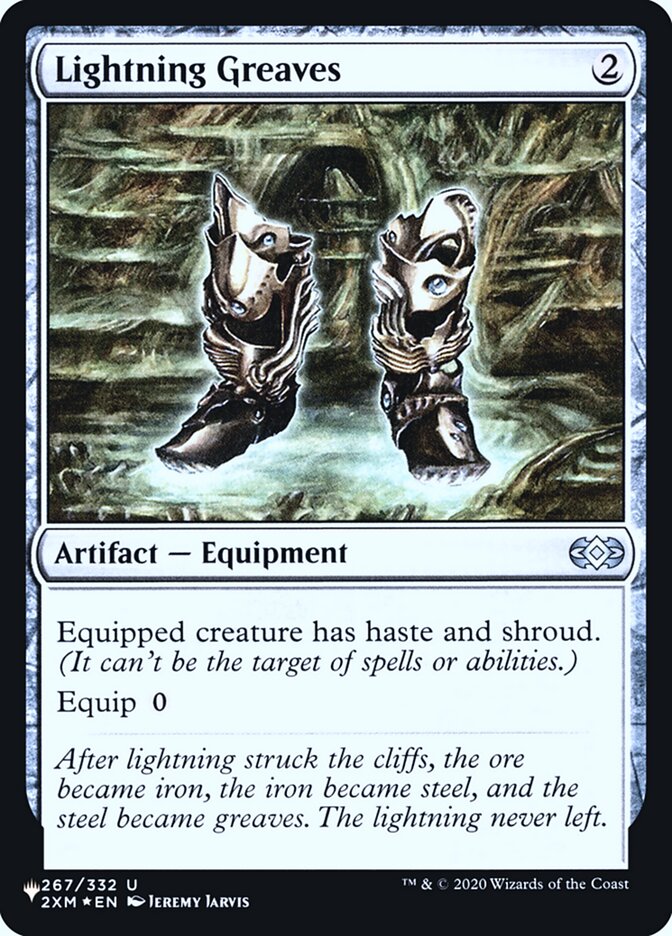 Lightning Greaves [Secret Lair: Heads I Win, Tails You Lose] | Black Swamp Games