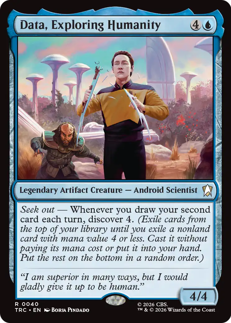 Data, Exploring Humanity [Star Trek Commander] | Black Swamp Games