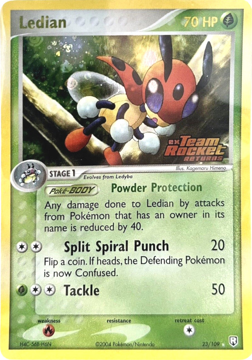 Ledian (23/109) (Stamped) [EX: Team Rocket Returns] | Black Swamp Games