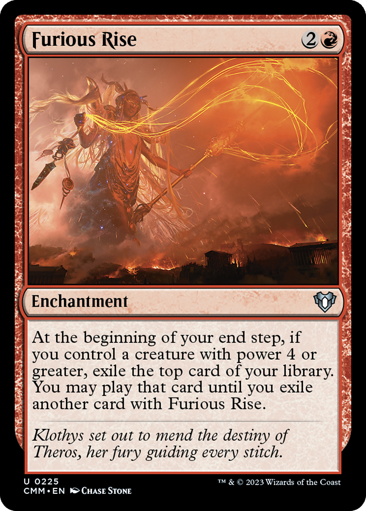 Furious Rise [Commander Masters] | Black Swamp Games