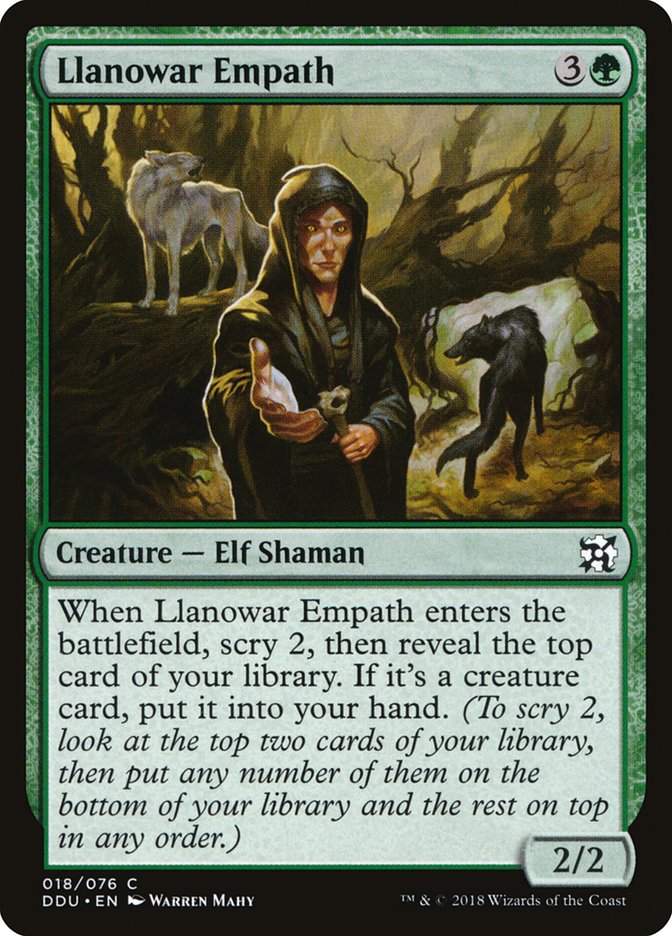 Llanowar Empath [Duel Decks: Elves vs. Inventors] | Black Swamp Games