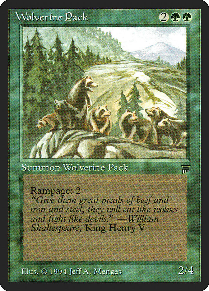 Wolverine Pack [Legends] | Black Swamp Games