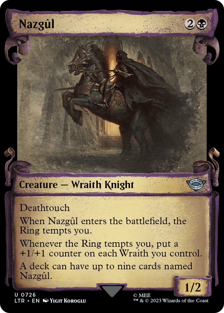 Nazgul (0726) [The Lord of the Rings: Tales of Middle-Earth Showcase Scrolls] | Black Swamp Games