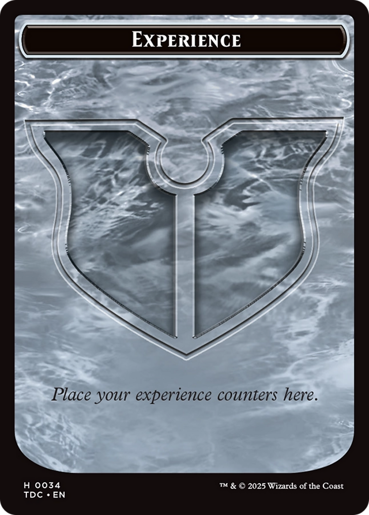 Experience // Treasure Double-Sided Token [Tarkir: Dragonstorm Commander Tokens] | Black Swamp Games