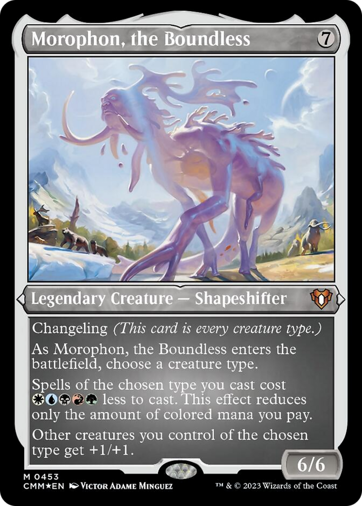 Morophon, the Boundless (Foil Etched) [Commander Masters] | Black Swamp Games