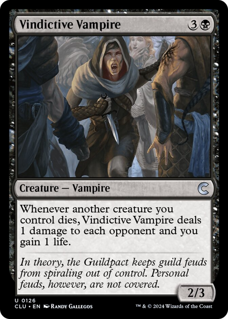 Vindictive Vampire [Ravnica: Clue Edition] | Black Swamp Games