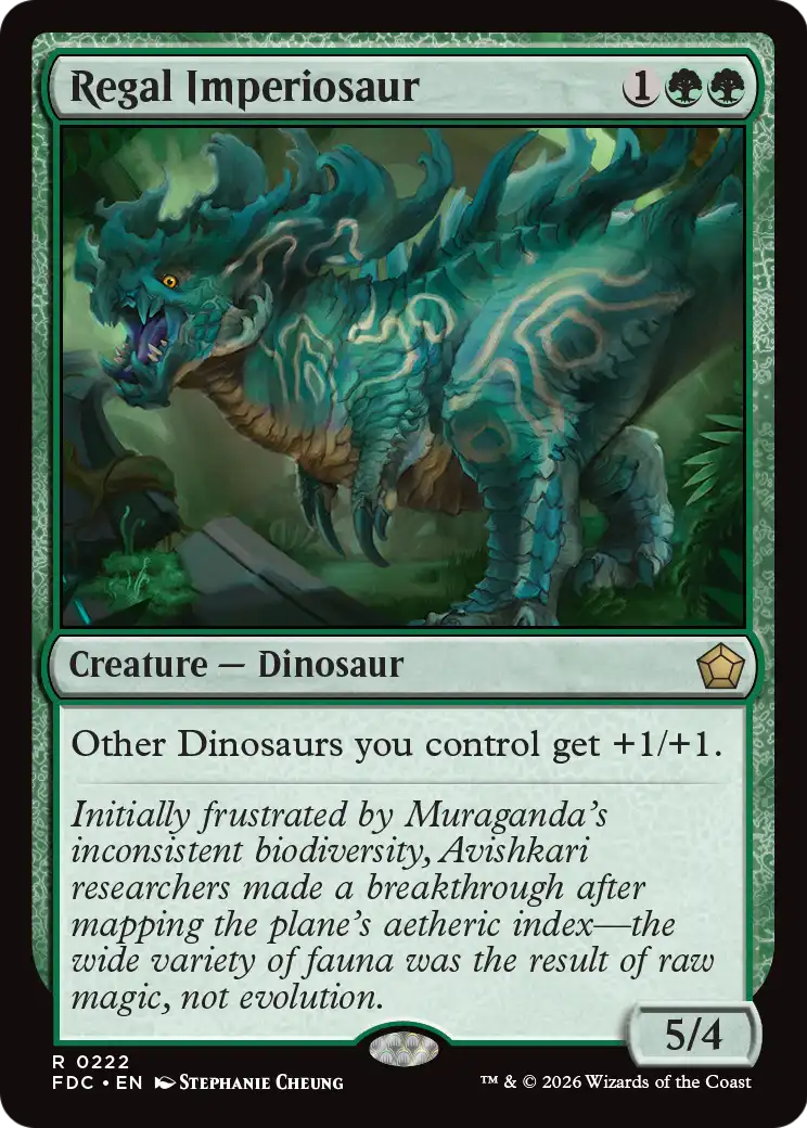 Regal Imperiosaur [Foundations Commander] | Black Swamp Games