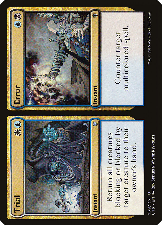 Trial // Error [Commander 2016] | Black Swamp Games