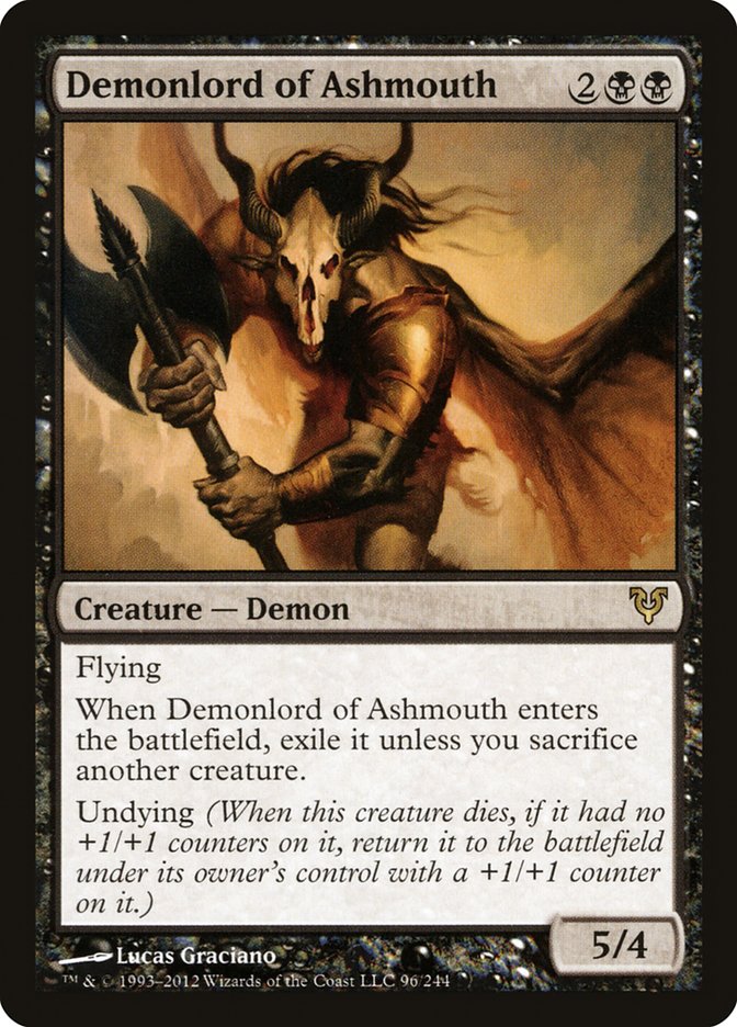 Demonlord of Ashmouth [Avacyn Restored] | Black Swamp Games