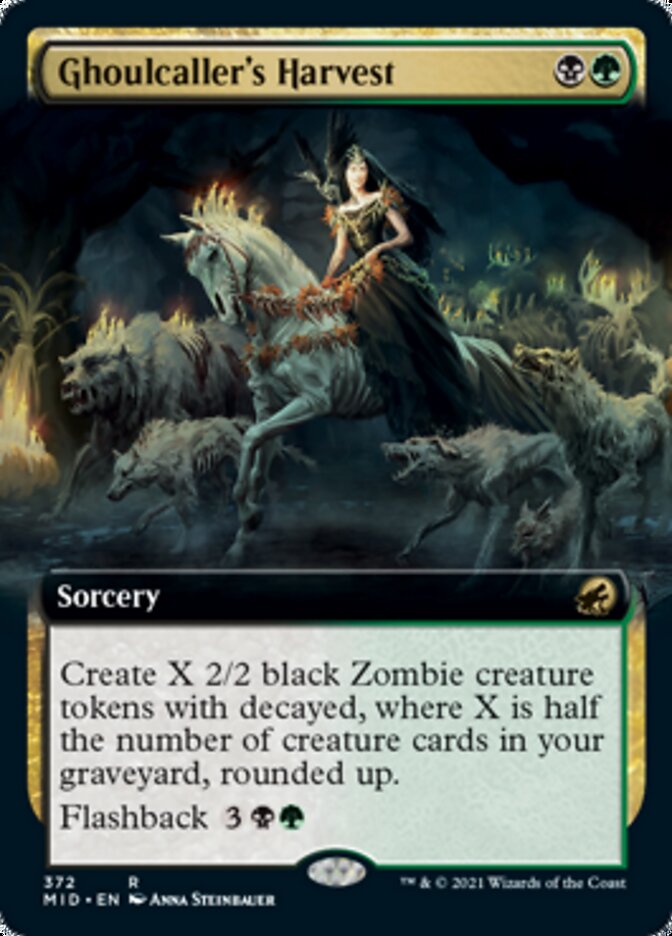 Ghoulcaller's Harvest (Extended Art) [Innistrad: Midnight Hunt] | Black Swamp Games
