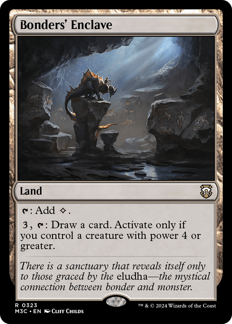 Bonders' Enclave (Ripple Foil) [Modern Horizons 3 Commander] | Black Swamp Games