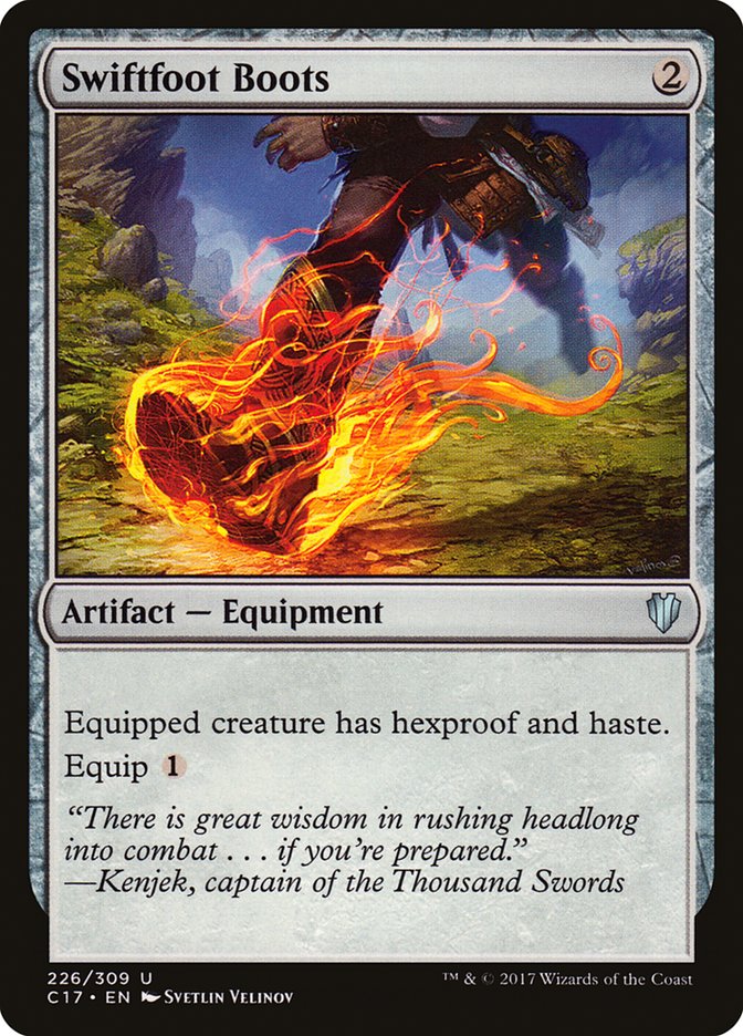 Swiftfoot Boots [Commander 2017] | Black Swamp Games
