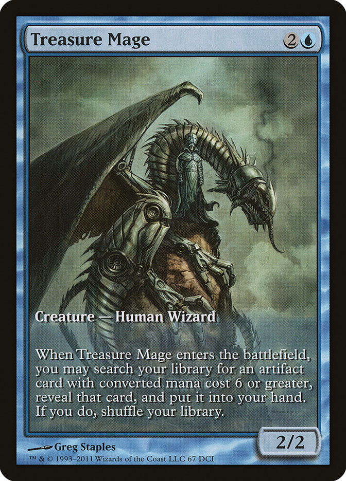 Treasure Mage (Extended Art) [Mirrodin Besieged Promos] | Black Swamp Games