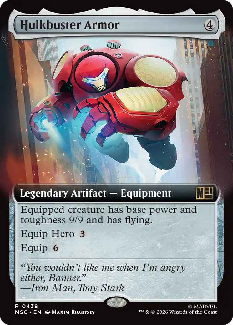Hulkbuster Armor (Extended Art) [Marvel Super Heroes Commander] | Black Swamp Games