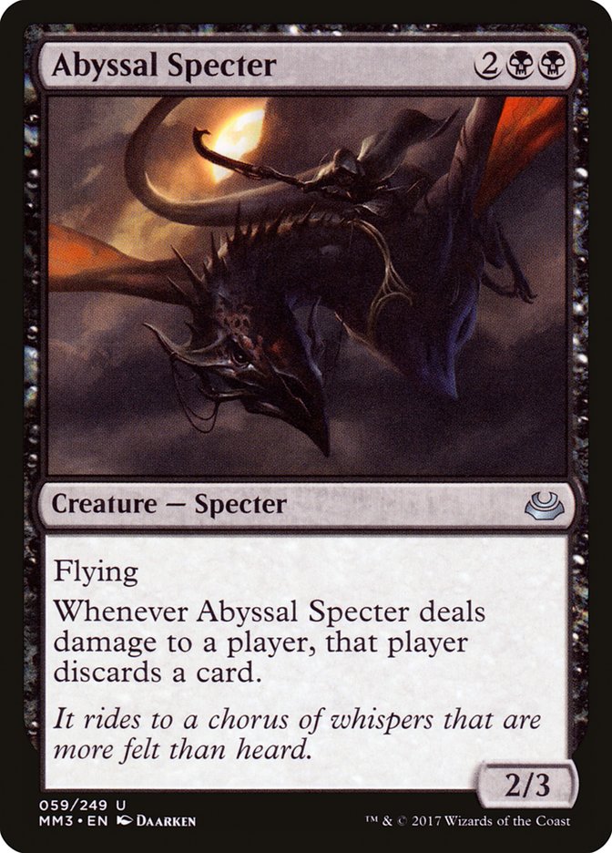 Abyssal Specter [Modern Masters 2017] | Black Swamp Games