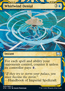 Whirlwind Denial (Foil Etched) [Strixhaven: Mystical Archive] | Black Swamp Games