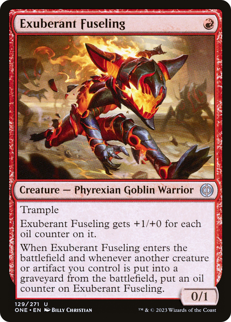 Exuberant Fuseling [Phyrexia: All Will Be One] | Black Swamp Games