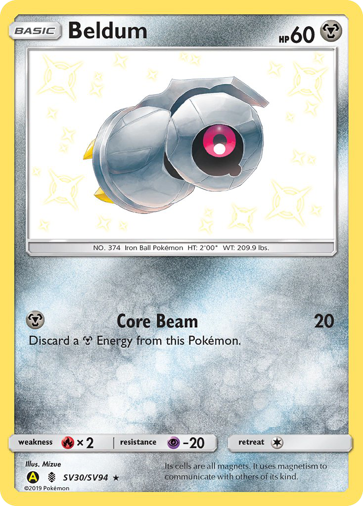 Beldum (SV30/SV94) [Sun & Moon: Hidden Fates - Shiny Vault] | Black Swamp Games