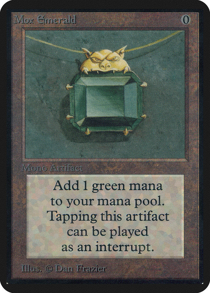 Mox Emerald [Alpha Edition] | Black Swamp Games