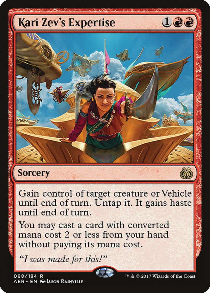 Kari Zev's Expertise [Aether Revolt] | Black Swamp Games