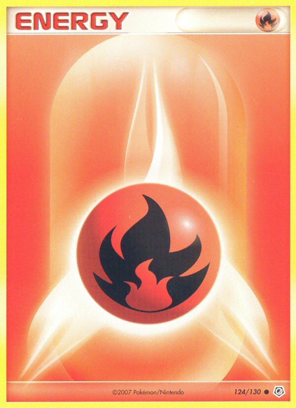 Fire Energy (124/130) [Diamond & Pearl: Base Set] | Black Swamp Games