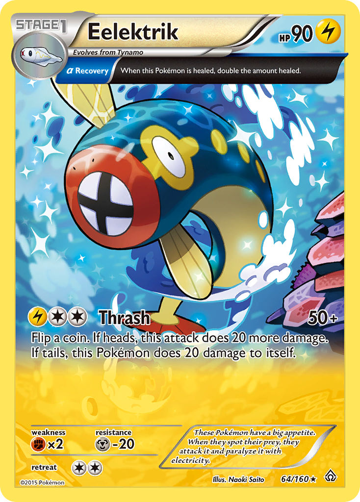 Eelektrik (64/160) [XY: Primal Clash] | Black Swamp Games