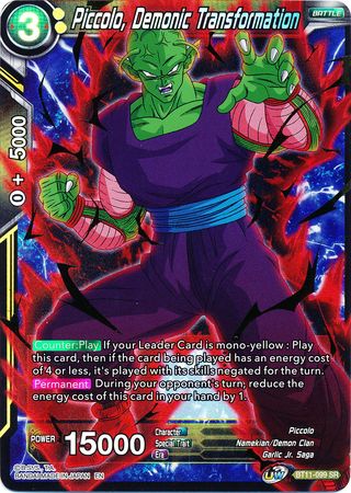 Piccolo, Demonic Transformation (BT11-099) [Vermilion Bloodline 2nd Edition] | Black Swamp Games