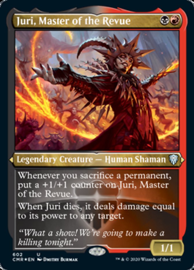 Juri, Master of the Revue (Etched) [Commander Legends] | Black Swamp Games