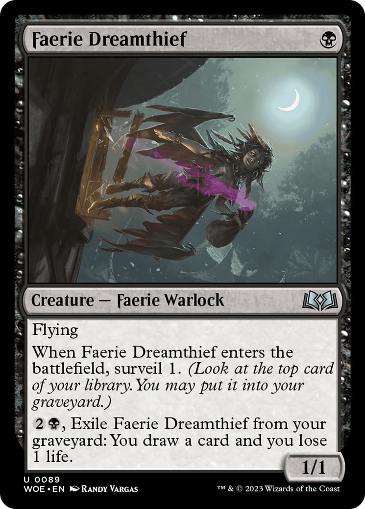 Faerie Dreamthief [Wilds of Eldraine] | Black Swamp Games