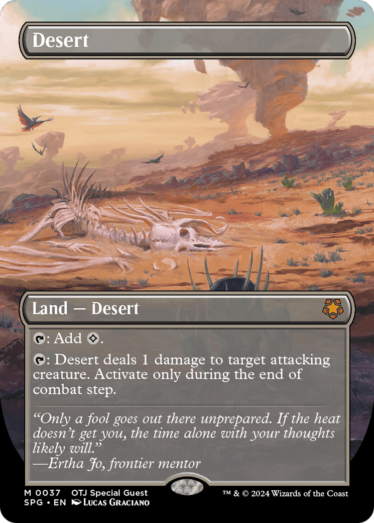Desert (Borderless) [Outlaws of Thunder Junction Special Guests] | Black Swamp Games