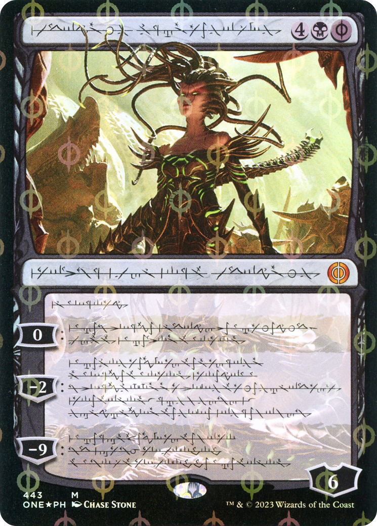 Vraska, Betrayal's Sting (Phyrexian Step-and-Compleat Foil) [Phyrexia: All Will Be One] | Black Swamp Games