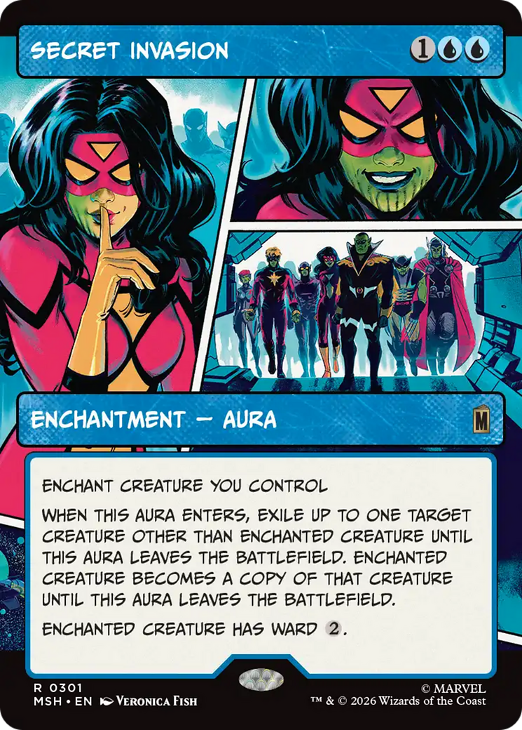 Secret Invasion (Borderless) [Marvel Super Heroes] | Black Swamp Games
