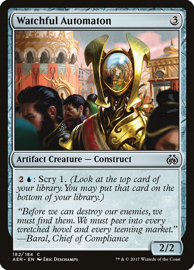 Watchful Automaton [Aether Revolt] | Black Swamp Games