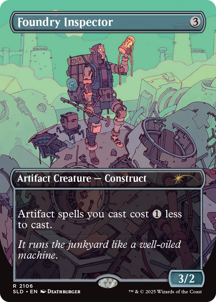 Foundry Inspector (Galaxy Foil) [Secret Lair Drop Series] | Black Swamp Games