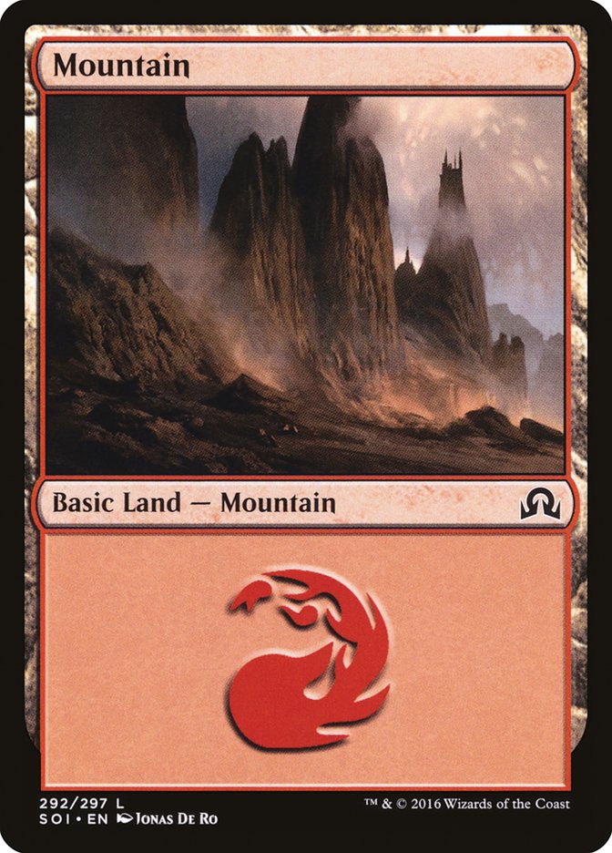 Mountain (292) [Shadows over Innistrad] | Black Swamp Games