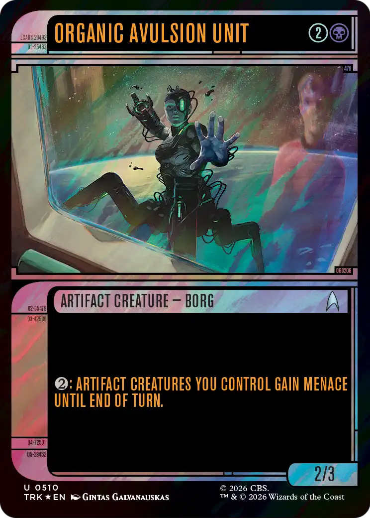 Organic Avulsion Unit (Showcase) (Surge Foil) [Star Trek] | Black Swamp Games