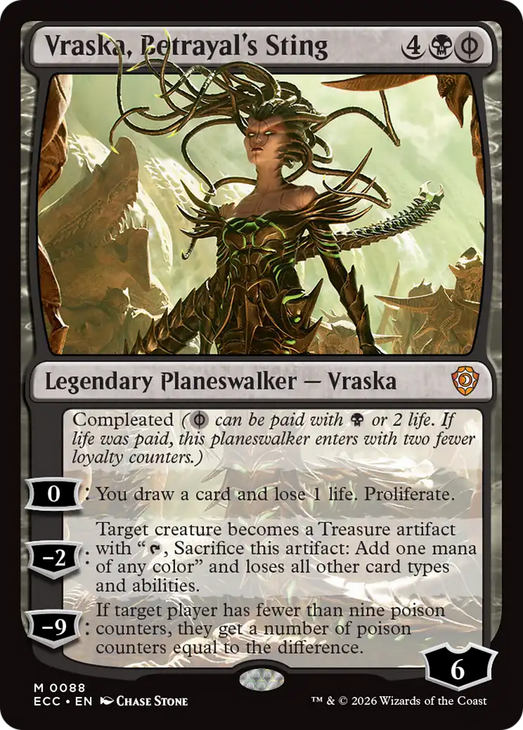 Vraska, Betrayal's Sting [Lorwyn Eclipsed Commander] | Black Swamp Games