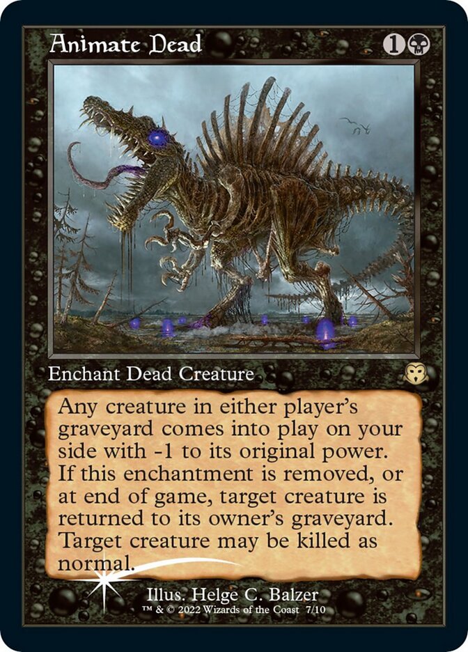 Animate Dead (Retro) [Judge Gift Cards 2022] | Black Swamp Games