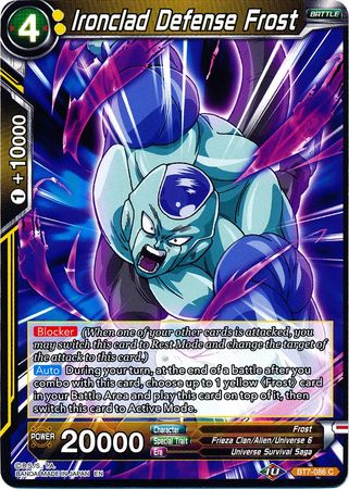 Ironclad Defense Frost (BT7-086) [Assault of the Saiyans] | Black Swamp Games