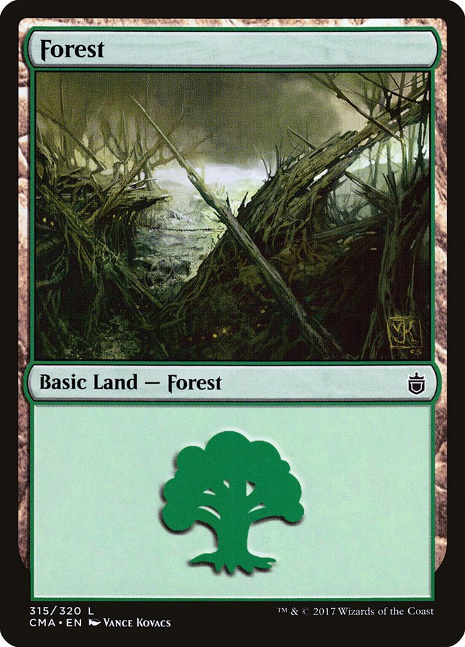 Forest (315) [Commander Anthology] | Black Swamp Games