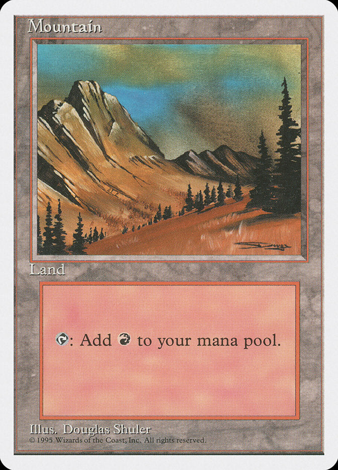 Mountain (No Snow) [Fourth Edition] | Black Swamp Games