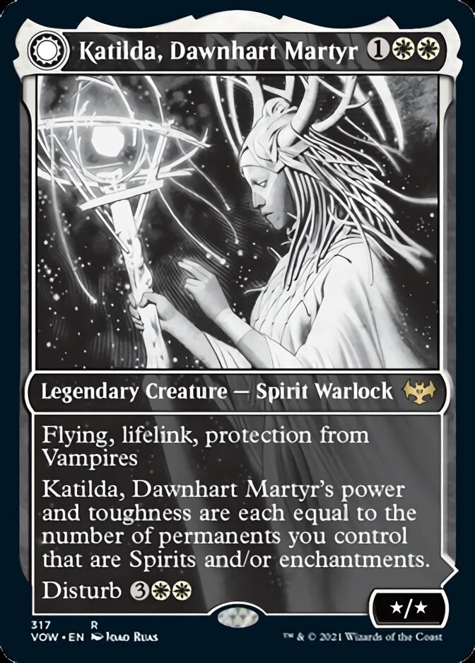 Katilda, Dawnhart Martyr // Katilda's Rising Dawn (Showcase Eternal Night) [Innistrad: Crimson Vow] | Black Swamp Games