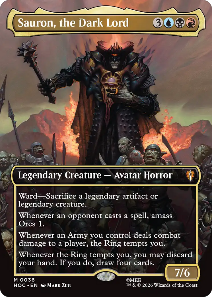 Sauron, the Dark Lord (Borderless) [The Hobbit] | Black Swamp Games