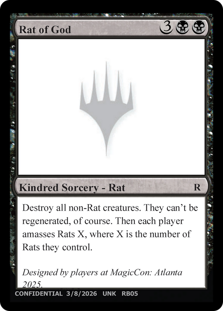 Rat of God [Unknown Event] | Black Swamp Games