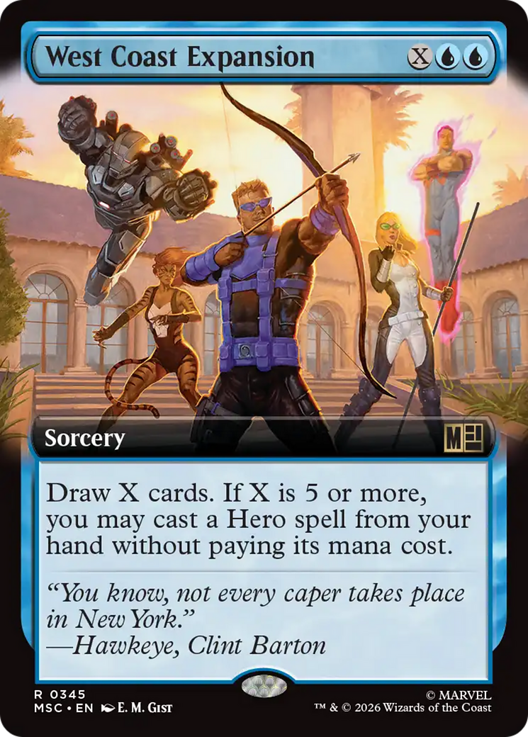 West Coast Expansion (Extended Art) [Marvel Super Heroes Commander] | Black Swamp Games