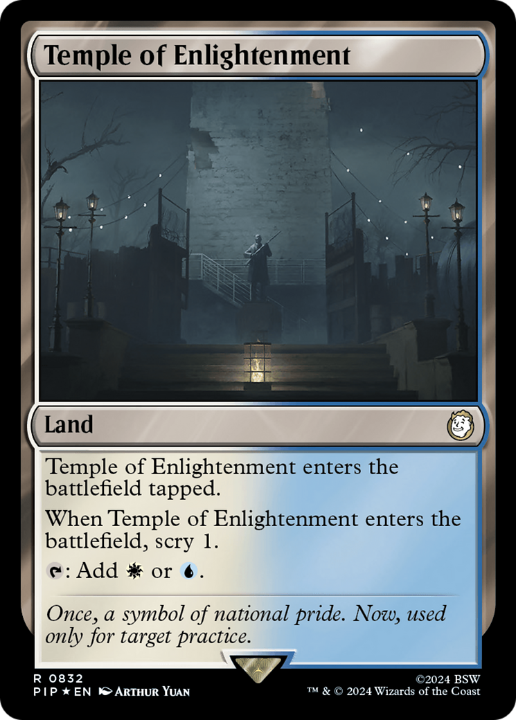 Temple of Enlightenment (Surge Foil) [Fallout] | Black Swamp Games