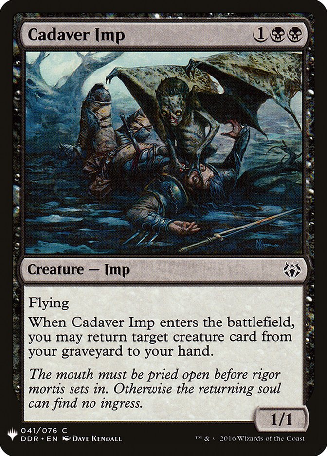 Cadaver Imp [Mystery Booster] | Black Swamp Games