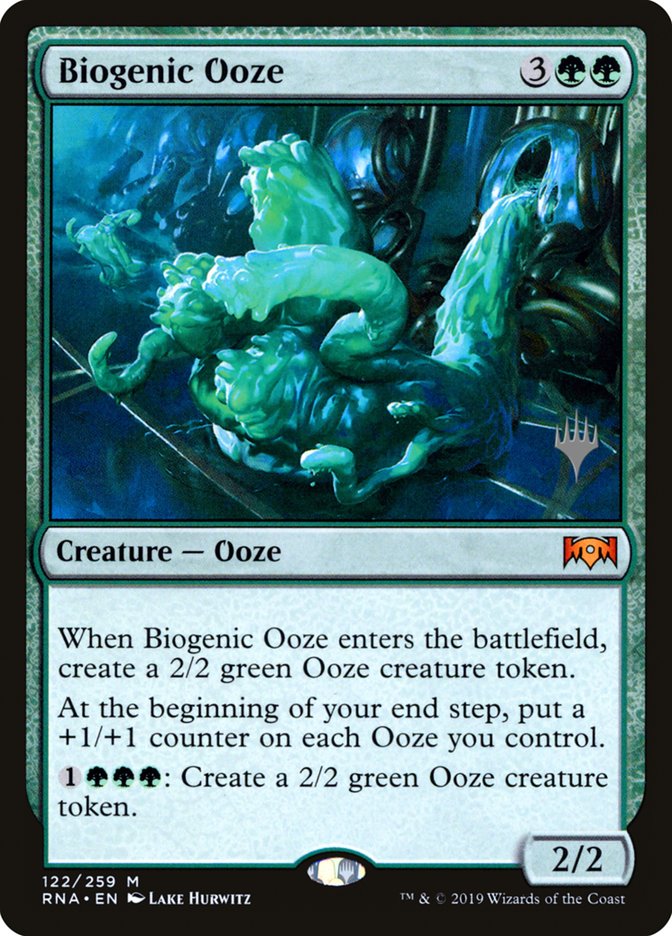 Biogenic Ooze (Promo Pack) [Ravnica Allegiance Promos] | Black Swamp Games